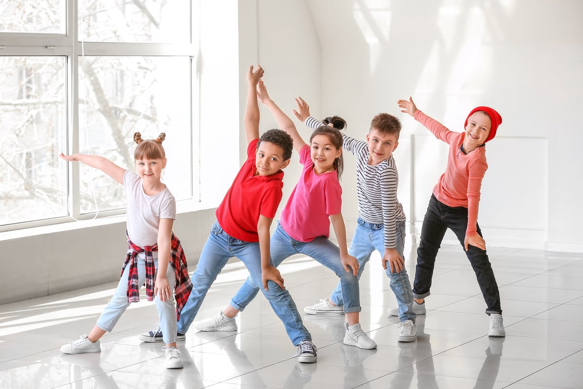 Children in a Dance Studio