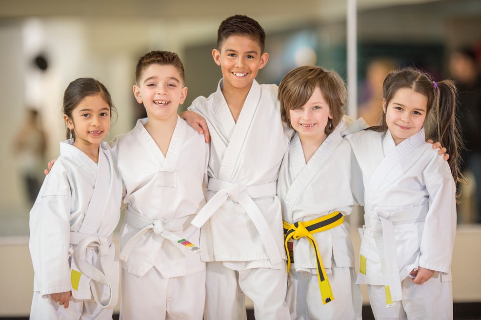 Students From a Karate Class